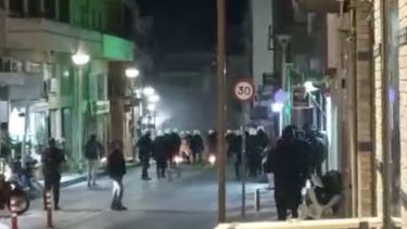 Ένταση στην πορεία μνήμης για τον Αλέξη Γρηγορόπουλο στο Ηράκλειο