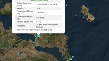 Σεισμός στην Εύβοια: Συνεδρίασε η Επιτροπή Εκτίμησης Σεισμικού Κινδύνου – Σε εξέλιξη το φαινόμενο
