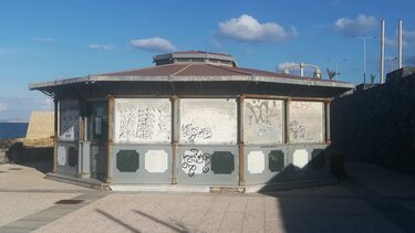 Σε άσχημη κατάσταση το κιόσκι