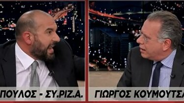 Χαμός στον τηλεοπτικό "αέρα" με Δημήτρη Τζανακόπουλο και Γιώργο Κουμουτσάκο!