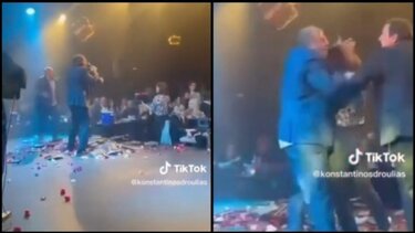 Θαμώνας ανέβηκε στην πίστα και άρχισε να χτυπάει τον Αντύπα