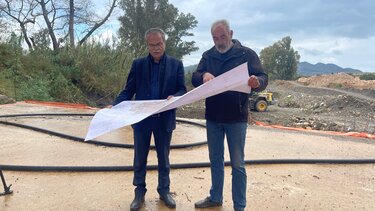 Ξεκίνησαν οι εργασίες κατασκευής της νέας γέφυρας του ποταμού Κερίτη, στον Αλικιανό