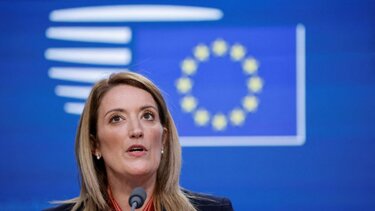 Στην Αθήνα αύριο η πρόεδρος του Ευρωπαϊκού Κοινοβουλίου, Ρομπέρτα Μέτσολα