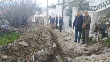 Αυτοψία στο αποχετευτικό έργο στο Μέσα Λασιθάκι 