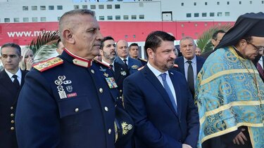 Με Καζαντζάκη τα μηνύματα Χαρδαλιά από τη Σούδα