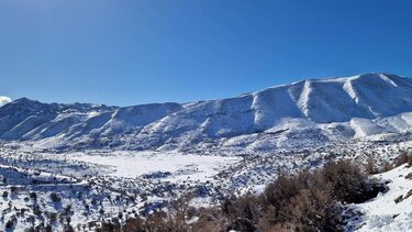 Στα λευκά η Νίδα, μαγεύει τους επισκέπτες!