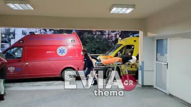 Ερέτρια: Άνδρας καταπλακώθηκε από συρόμενη πόρτα μέσα στα χιόνια