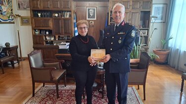 Στην Αντιπεριφερειάρχη Ρεθύμνης ο νέος Διευθυντής της Αστυνομικής Διεύθυνσης του νομού