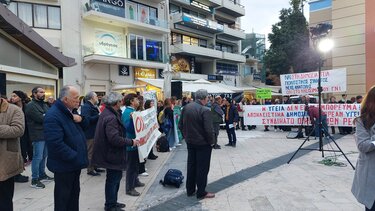 Στους δρόμους ξανά οι υγειονομικοί - Δυναμικό το "παρών" στην παγκρήτια κινητοποίηση