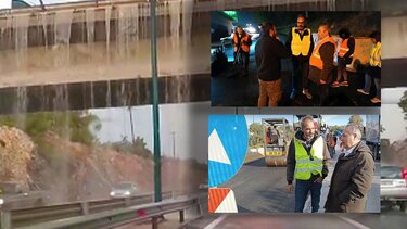 ΒΟΑΚ: Τέλος στις "λίμνες" από τα νερά της βροχής στην εθνική οδό