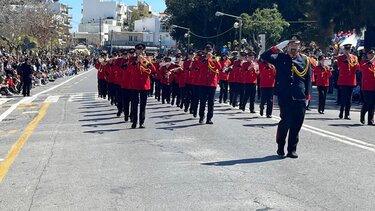 Ηράκλειο: Με λαμπρό καιρό ο εορτασμός της 25ης Μαρτίου