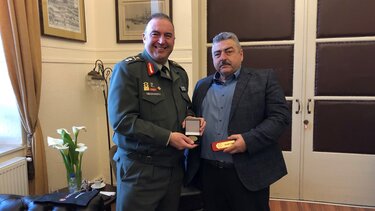 Στον Αντιπεριφεριάρχη Χανίων ο νέος Διοικητής του Πεδίου Βολής Κρήτης