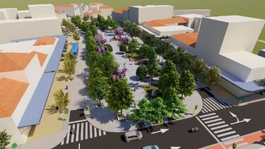 Ξεκινούν οι εργασίες για το Open Mall στην Πλατεία 1866 και τις περιμετρικές οδούς