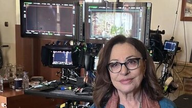 Η σέλφι της Χαρούλας πριν από τα γυρίσματα 