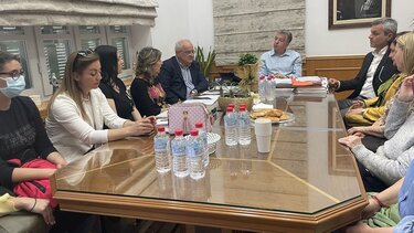 Με τον Περιφερειάρχη συναντήθηκε αντιπροσωπεία του Κέντρου Ημέρας Alzheimer