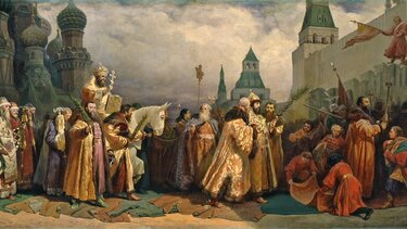 “Βάγια, Βάγια των βαγιών, τρώνε ψάρι και κολιό, κι ως την άλλη Κυριακή με το κόκκινο αυγό! ”