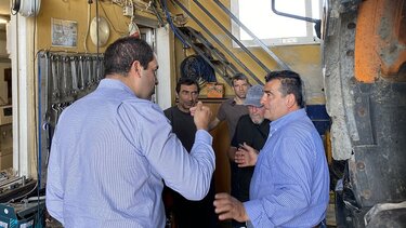 Επίσκεψη Γ. Κεφαλογιάννη στο σύλλογο εργαζομένων και τη Διεύθυνση καθαριότητας του Δήμου Ρεθύμνης