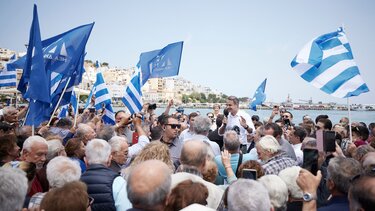 Από την Σητεία ξεκίνησε την περιοδεία του στην Κρήτη ο Κ. Μητσοτάκης