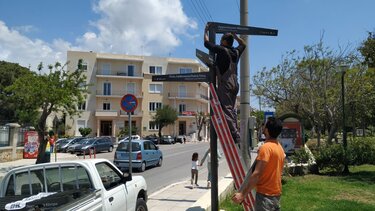 Νέες πινακίδες στους δρόμους των Χανίων 