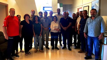 Επίσκεψη των υποψήφιων βουλευτών της ΝΔ στη Διεύθυνση Δασών Ρεθύμνου