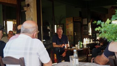 Επίσκεψη Αλέξη Καλοκαιρινού στον Άγιο Σύλλα