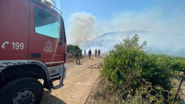 Υπό έλεγχο η πυρκαγιά στο Κοκκινοχώρι Καβάλας