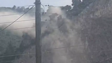 Ο σεισμός στην Αταλάντη προκάλεσε κατολίσθηση στην Τραγάνα