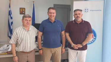 Συνάντηση Γ.Σέγκου με τον πρόεδρο της Πανελλήνιας Ένωσης Γ.Γ. Τοπικής Αυτοδιοίκησης