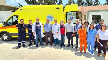 Σε κυκλοφορία τα νέα 4Χ4 ασθενοφόρα στα Κέντρα Υγείας Μοιρών και Σπηλίου