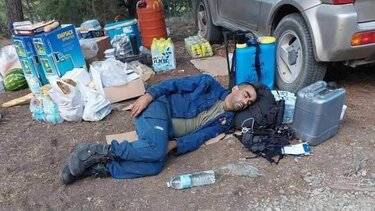 Εθελοντής από την Κρήτη στις πυρκαγιές στη Ρόδο!