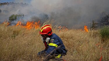 Υπό έλεγχο η πυρκαγιά στην Αγία Ειρήνη Κεφαλονιάς