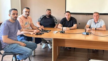 Συνάντηση Καλαντζάκη με τον Σύλλογο Καφέ-Εστίασης και Μέλη του Εμπορικού Συλλόγου