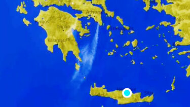 Φωτιά στον Κουβαρά: Μέχρι τη Λιβύη έφτασε ο καπνός από το εκτεταμένο πύρινο μέτωπο