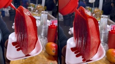 Καρπούζι με «κέτσαπ»: Το βίντεο που έχει διχάσει τον κόσμο του διαδικτύου 