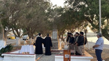 Εκδήλωση τιμής και μνήμης στο Μνημείο Εκτελεσθέντων, στην παραλία του Ταυρωνίτη