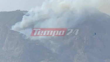 Αιγιάλεια: Συναγερμός για αναζωπύρωση της πυρκαγιάς που ξέσπασε την Κυριακή