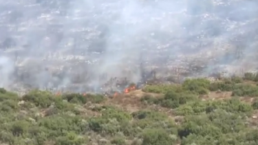 Βόλος: Mεγάλες αναζωπυρώσεις - Μήνυμα του 112 προς τους κατοίκους της Νέας Αγχιάλου