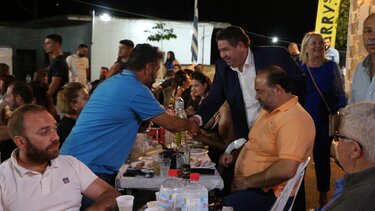 Ξεχωριστή υποδοχή για τον Μιχάλη Καραμαλάκη στην Πυργού