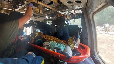 Φαράγγι Σαμαριάς: Σε κρίσιμη κατάσταση ο 45χρονος μετά τον ακρωτηριασμό του