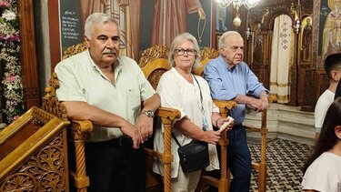 Στον Άγιο Μύρωνα ο Δήμαρχος Ηρακλείου Βασίλης Λαμπρινός