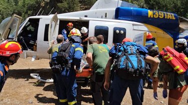 Στην Εντατική ο 45χρονος Ισπανός που ακρωτηριάστηκε στο Φαράγγι της Σαμαριάς