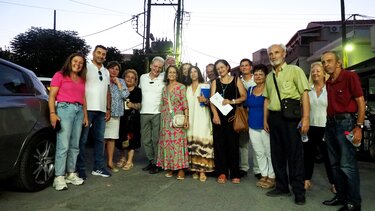 Στην ιστορική συνοικία της Φορτέτσας ο Αλέξης Καλοκαιρινός