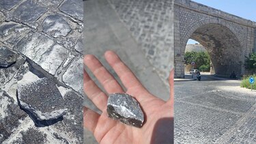 "Εκτοξεύθηκε" τμήμα κυβόλιθου από το πλακόστρωτο στην Χανιώπορτα 