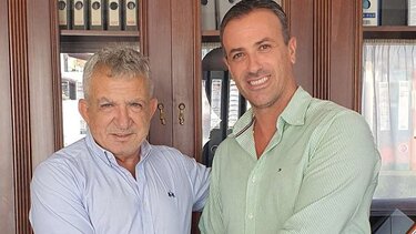 Ο Αριστοτέλης Λενακάκης στο πλευρό του Γρηγόρη Νικολιδάκη