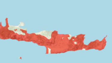 Πολύ υψηλή επικινδυνότητα πυρκαγιών στην Κρήτη το τριήμερο 9 - 11 Αυγούστου 