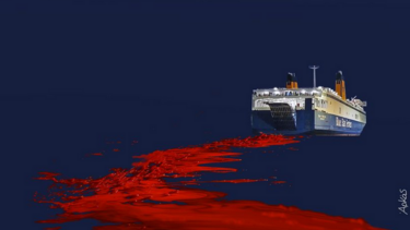 Το σκίτσο του Αρκά για τον 36χρονο Αντώνη που "έσβησε" στο λιμάνι του Πειραιά