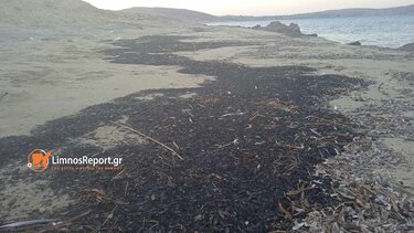 Στη Λήμνο έφτασαν αποκαΐδια από τη φωτιά στον Έβρο