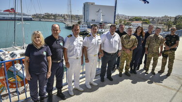 Στο Κεντρικό Λιμεναρχείο Ηρακλείου ο Μ. Καραμαλάκης