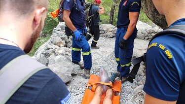 Από την πεζοπορία στο φαράγγι... σε ασθενοφόρο του ΕΚΑΒ- Δείτε φωτογραφίες