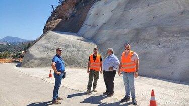 Αυτοψία Καλογερή στα έργα που εκτελούνται στην περιοχή των Μαχαιρών 